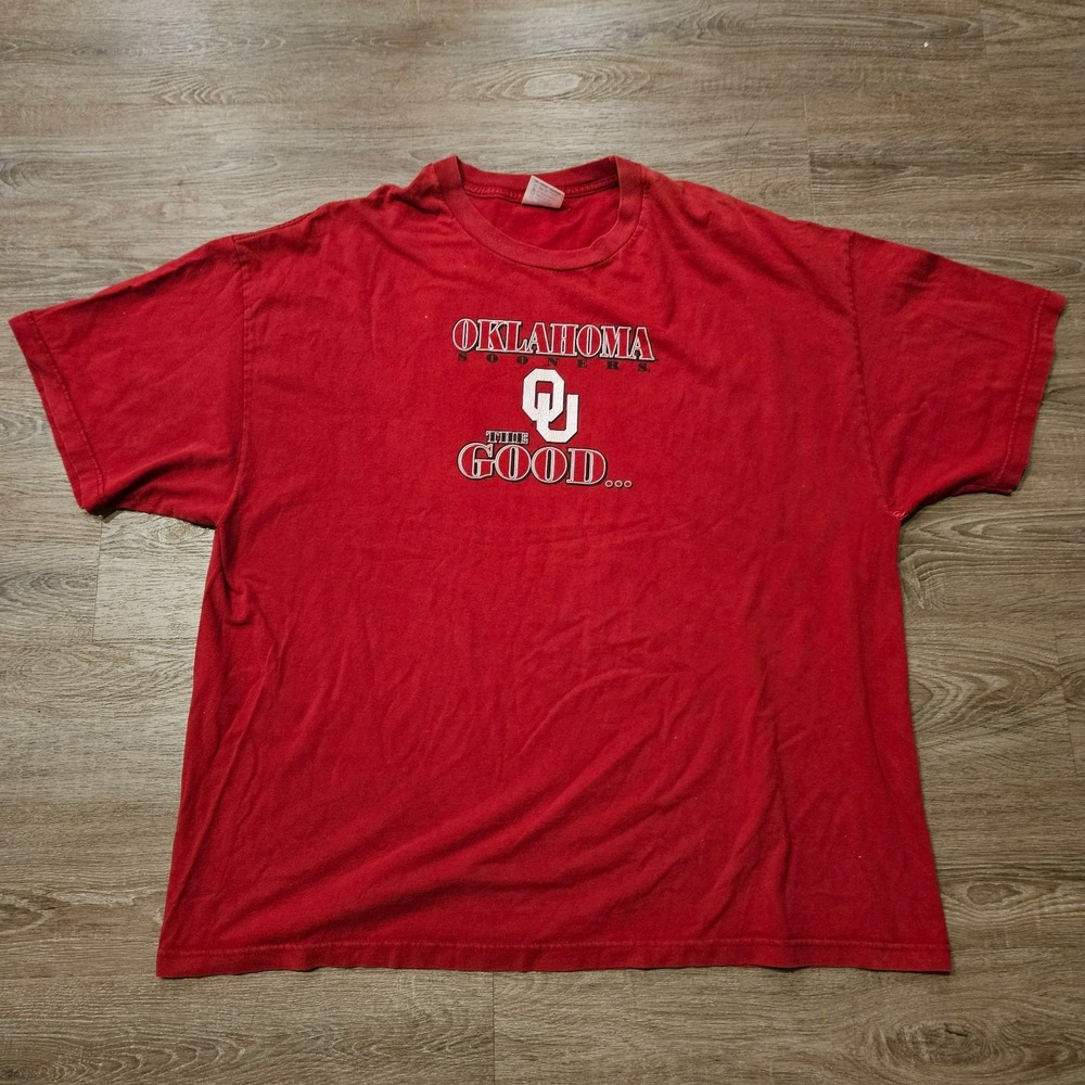 Vintage Oklahoma Sooners T Shirt 3XL The Good Bad Ugly OU OSU Texas Y2K